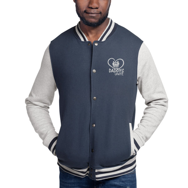 DU-Embroidered Champion Bomber Jacket