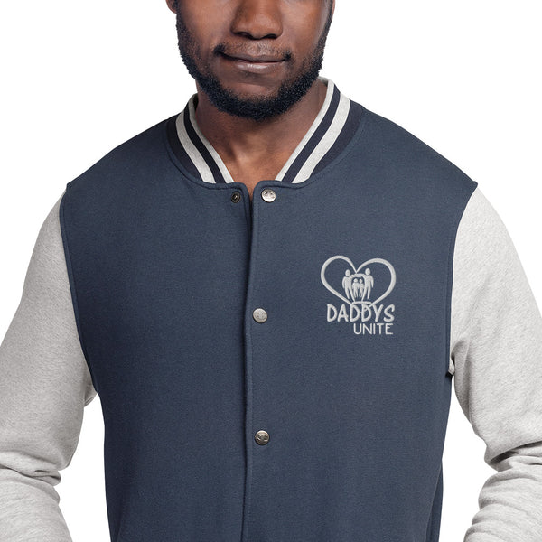 DU-Embroidered Champion Bomber Jacket